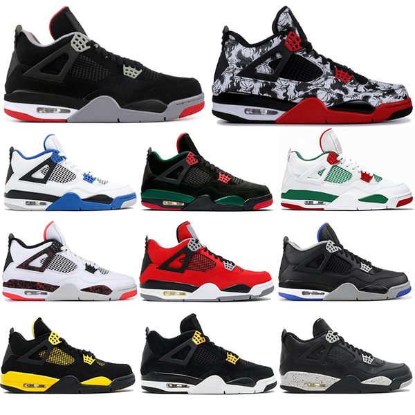 

with socks 2019 4s bred white cement cactus jack oreo toro bravo basketball shoes men 4 tattoo motorsport fire red sports sneakers 40-47