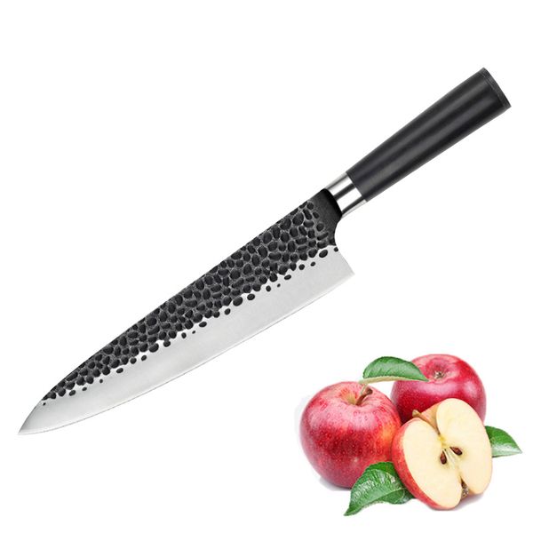 

luokesi 8 inch forged damascus steel kitchen knife home western cuisine kitchen knife slice multi-purpose kitchen knife