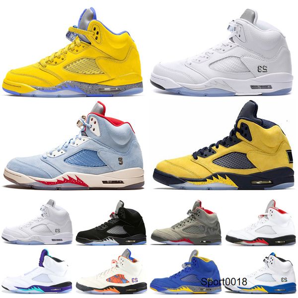 

фото x men 5 5s баскетбольной обуви fab 5 sp michigan trophy room camo замша red blue wings мужские кроссовки sneaker дизайнерские дышащей о, Black