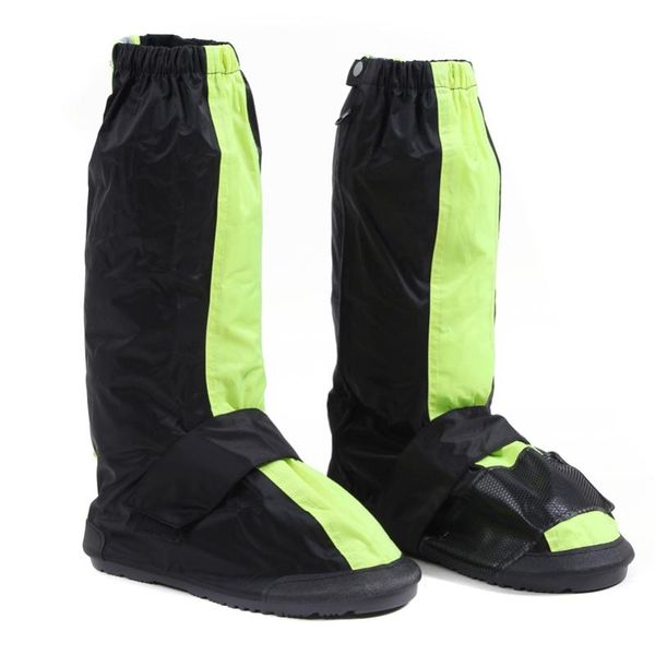 

chcycle reusable waterproof shoes cover motorcycle cycling rain boots motorbike riding shoes covers non-slip with reflectors