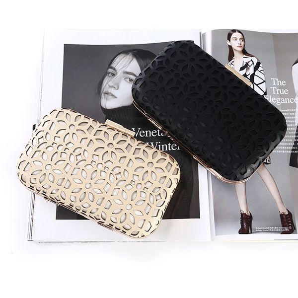 

women's evening handbag classic hollow handmade clutch bag shoulder cross bag designer bags borsa a tracolla da donna fashion#30