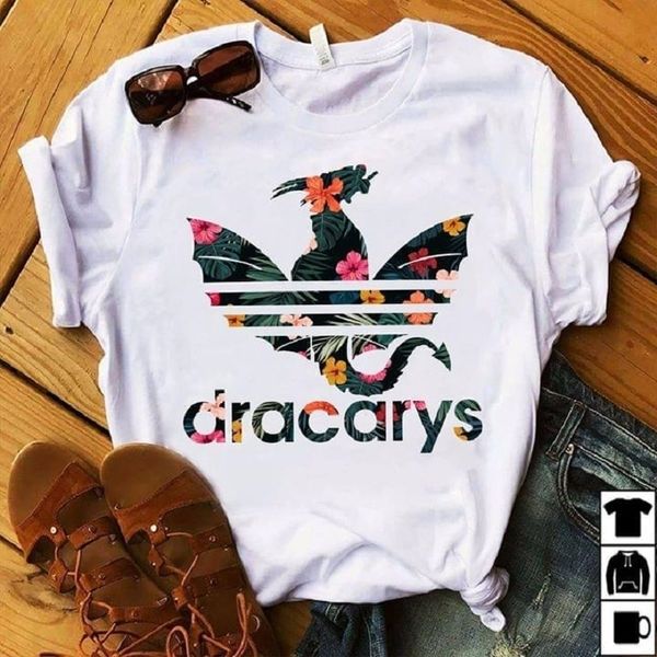 

womens designer clothes women t shirt dracarys of thrones daen white summer harajuku t shirt mother of dragon tee shirts camisetas mujer