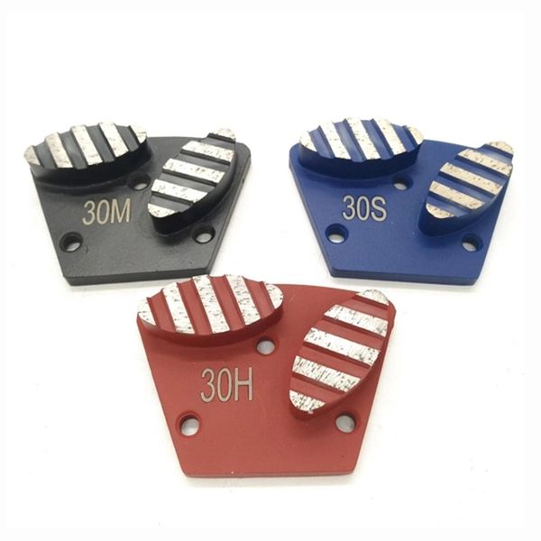 

concrete floor coating removal sharp grinding pad diamond floor grinding disc two oval segments with stripes 12pcs