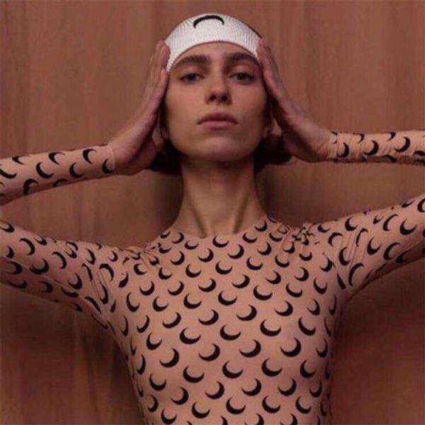 

marine serre long sleeve knits luxury tees for women work casual vintage fashion party tees, White