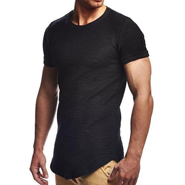 

men t shirt fashion casual loose short sleeve slim men's basic tees shirt lady stretch solid color tee male, White;black