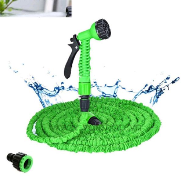 

selling 25-150ft garden eu hoses pipe with spray gun to watering car wash spray hose expandable magic flexible water hose