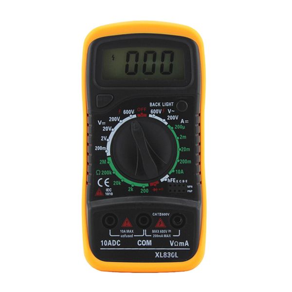 

aneng digital multimeter xl830l voltmeter ammeter multimeter ac dc volt ohm tester lcd test current overload protection