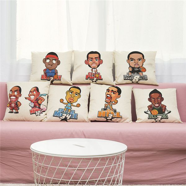 

новые крышки подушки серии звезды баскетбола 15 типов подарок рекламы компании выдвиженческий можно напечатать логос свободно подгонял любую