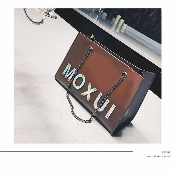

2019 spring new fashion women shoulder bag chain strap flap designer handbags clutch bag ladies messenger bags with metal buckle