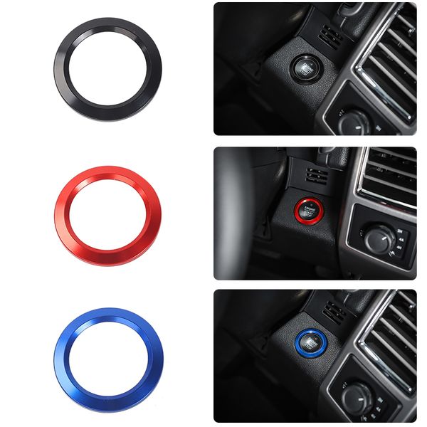 

abs car start button ring decoration cover for ford f150 2015+ car interior accessories