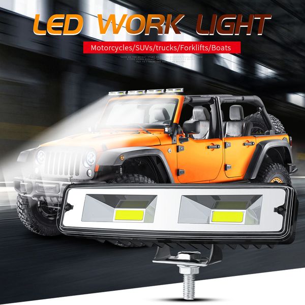 

12v 48w 2led work light bar 12v plastic shell worklight spotlight lamp off road vehicles led work car light for suv