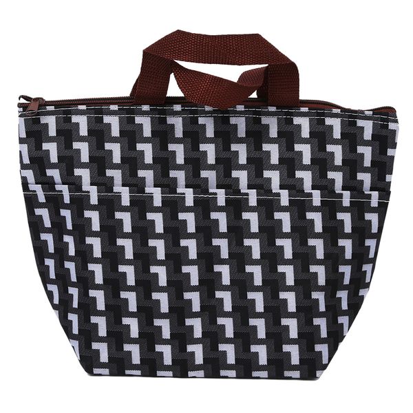 

women's insulated lunch tote bag ~ 12.5"x8.5"x5, Blue;pink