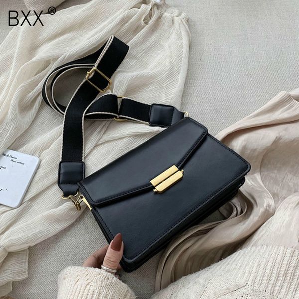 

bxx] quality pu leather crossbody bags for women 2020 brand design small shoulder messenger bags lady handbags and purses hk161