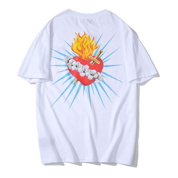 

high-end mens t shirt italian designer air shoes luxury brand private custom platform boutique cotton t shirt golden/palmangels, White;black