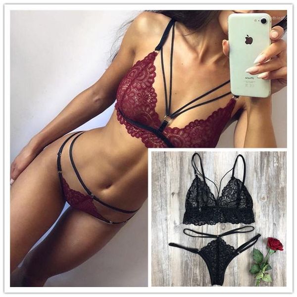 

set bras briefs sets bandage womens designer set women designer 2pcs underwear lace bikini, Black;white