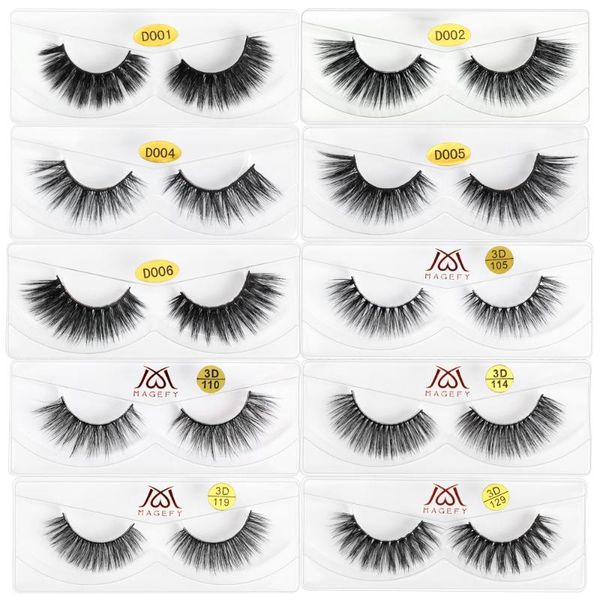 

10 pairs 3d mink false eyelashes crisscross natural makeup eyelash fluffy thick mink fake lashes wholesale eyelashes maquiagem