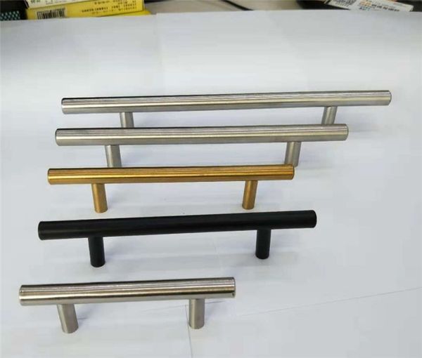 2019 Retail Modern Hollow Satinless Steel T Bar Kitchen Cabinet