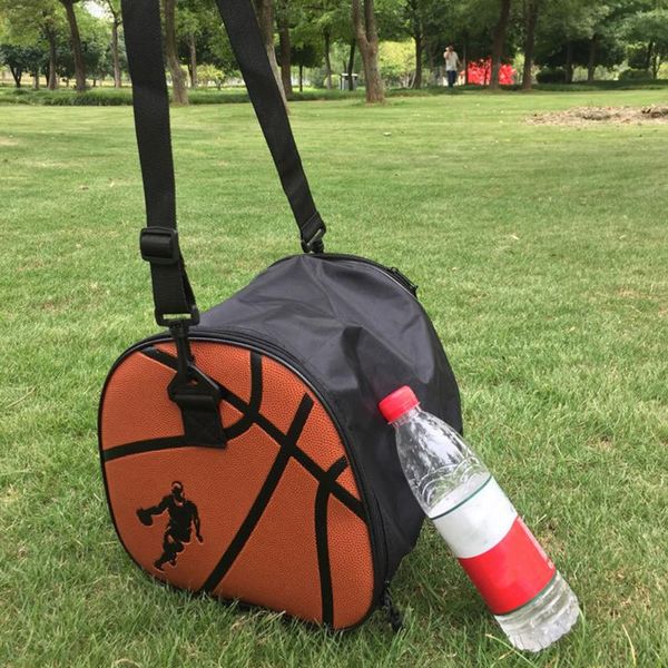 

outdoor sports bag high-grade leather 1pc ball bag pu basketball basketball storage for key storage water glass and shoe