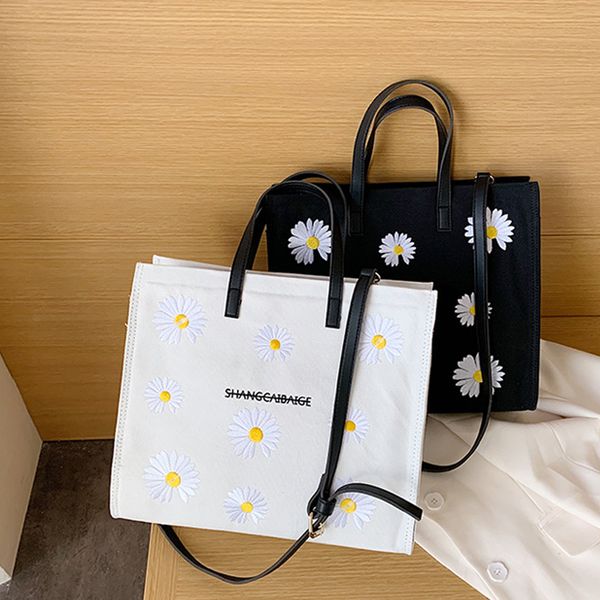 

new design women shopping bag tote girl canvas travel shoulder bag ladies school books handbag portable shopping