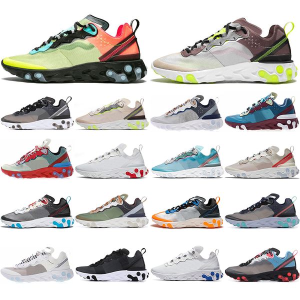 

свободные носки 2019 react element 87 55 поднятие женщины мужские кроссовки volt racer pink game royal desert sand антрацитовые спортивные к