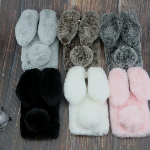 

rabbit fur case for samsung galaxy j2 pro j4 prime j6 plus j8 2018 j3 j7 2017 j5 ace mini core warm cover