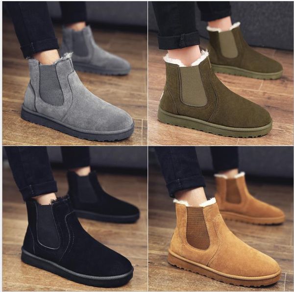 

2019 winter boots high cotton shoes women plus velvet snow boots, Black