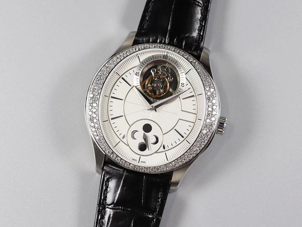 

designer watches r8 new ultra thin 642p manual upper chain phase tourbillon watch luxury mens watches montre de luxe tourbillon watch, Slivery;brown