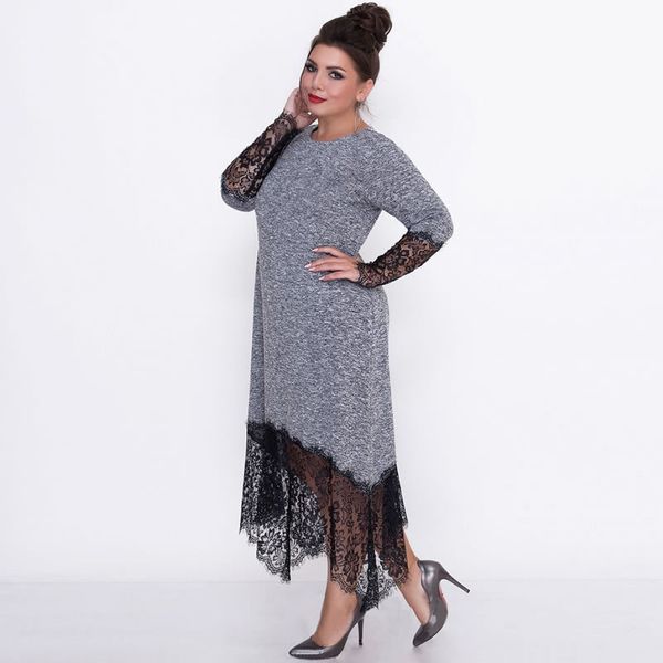

2xl-6xl large size dress 2019 spring summer dress big size elegance lace dress women dresses plus size women clothing, Black;pink