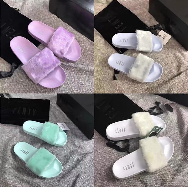 

summer 2020 gold rose flip-flop sandals ladies chic, sophisticated, casual, round-toed leather sandals slippers with box 34-40#403, Black