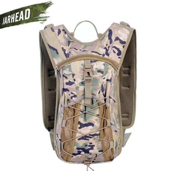 

3l tactical hydration backpack military outdoor camping hiking knapsack combat tactical military fan camouflage water bags