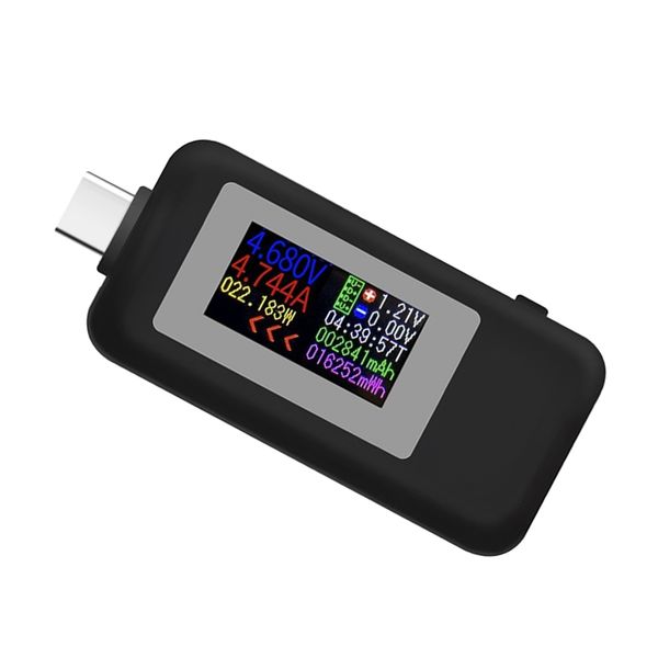 

usb type-c color lcd battery charge voltage current meter power test
