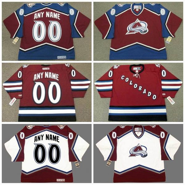 

Colorado Avalanche Custom Any Name Any Number Vintage Hockey Jersey Men Women Youth All Stiched Free Shipping