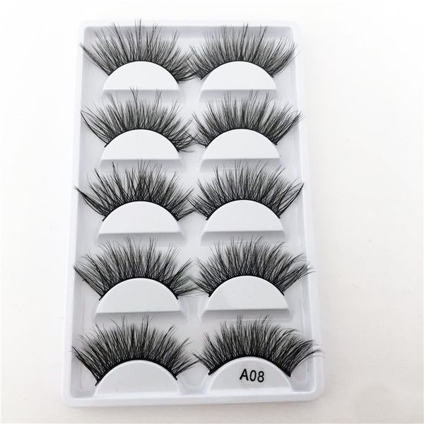

eyelashes pack makeup long handmade soft thick lashes extension fluffy reusable