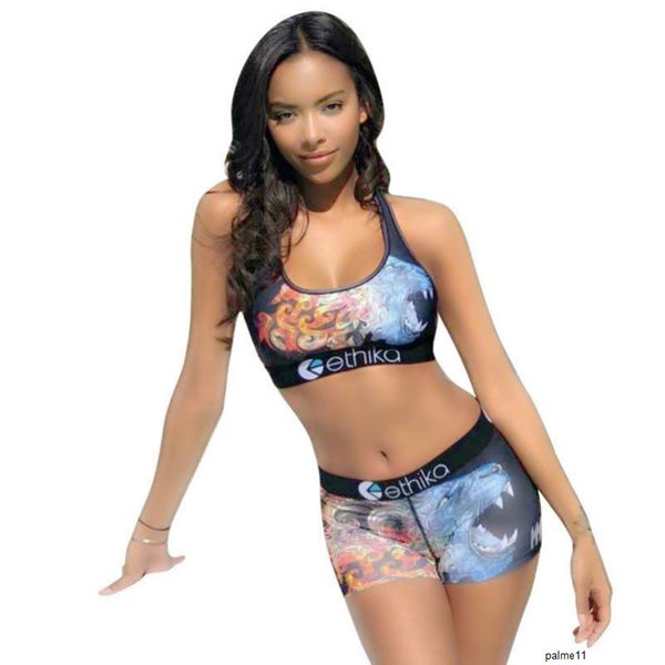 

женщины ethika версия для печати бикини купальники crop top tank бюстгальтер + шорты tracksuit quick dry designer etws4 tankinis swimwear го, White;black