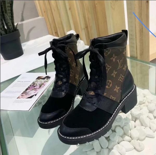 

branded women design boots martin boot laurel platform desert boots embroidered star fashion winter party boots, Black