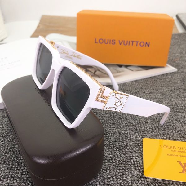 

luxury qualtiy new fashion women rimless sunglasses vintage metal thick glass mirror sun glasses star style with box, White;black