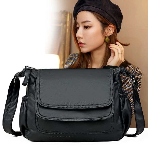 

high-end pu leather retro plaid crossbody bag women shoulder bags 2020 women wallets and handbags for