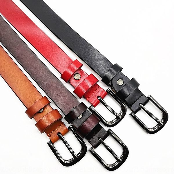 

azay2 genuine leather simple all-match second layer cowhide hengguangtai female genuine leather simple all-match belt belt female second l, Black;brown