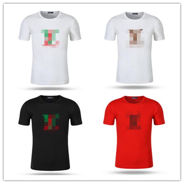 

summer printing designer t shirt mens t shirt couple sport tide clothing tshirts hip hop harajuku t-shirt louÃ¬s vuÃ¬ttÃµn g -3xl, White