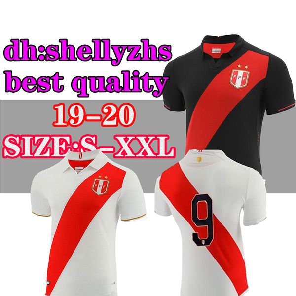 peru soccer jersey black