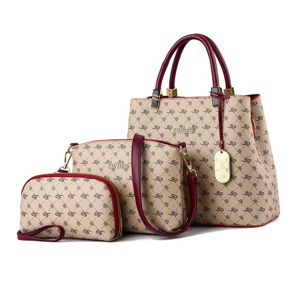 

women bag fashion casual contain two packages handbag shoulder bags new bags for women 2019 composite bag bolsos