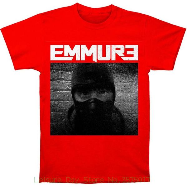 

printed t-shirt men's short sleeve o-neck t-shirts summer stree twear emmure men's eternal enemy t-shirt red, White;black
