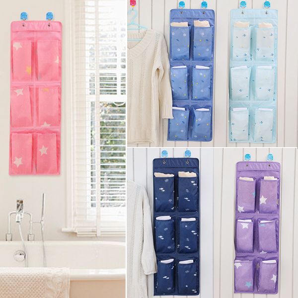 

single side waterproof oxford fabric storage hanging bag for underwear briefs socks organize