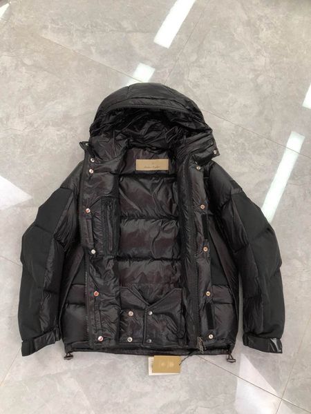 

bur men jacket british brand berry designer jacket large size basic luxury pocket design down jackets trend winter jackets, Black