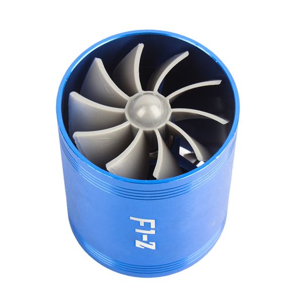 

car turbo charger dual fan super charger gas fuel saver 2.5-2.9inch