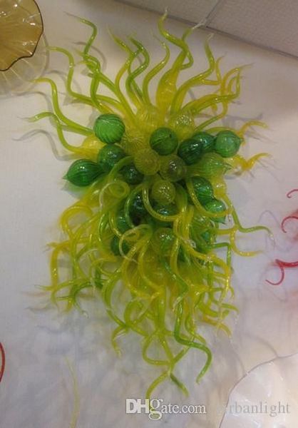 

modern art deco green glass wall lamps home l decor chihuly style blown murano glass led wall light