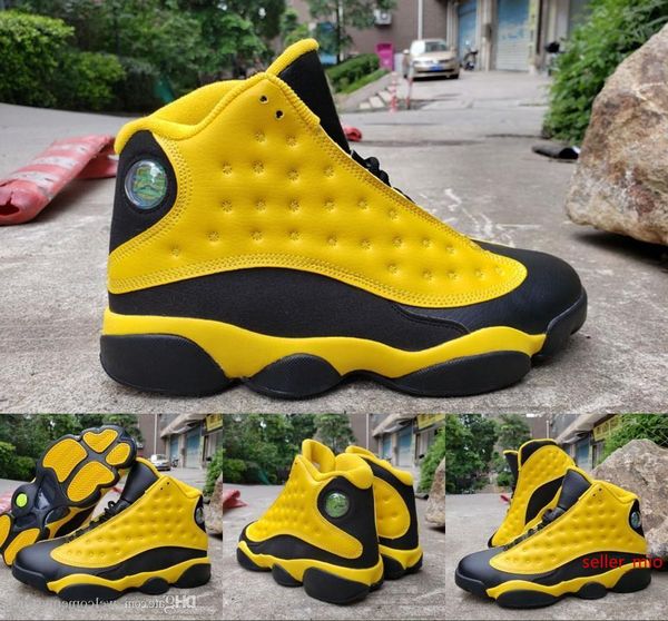 

new 13s basketball shoes giordania bumblebee jumpman yellow black for men ritro designer outdoor shoesus size 7-12