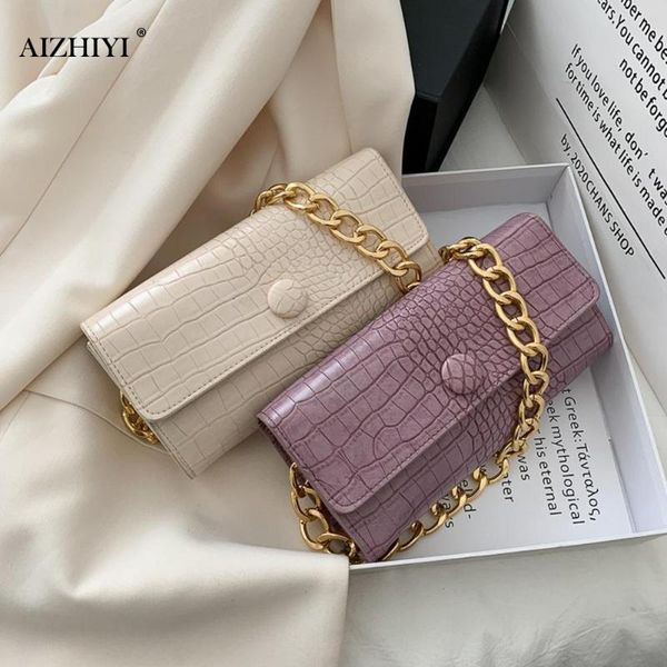 

women chain small shoulder female underarm handbag pure pu leather crossbody bag popular simple female daily bag