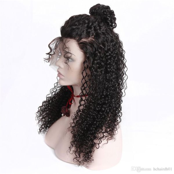 Glueless Pre Plucked Full Lace Human Hair Wigs For Black Women