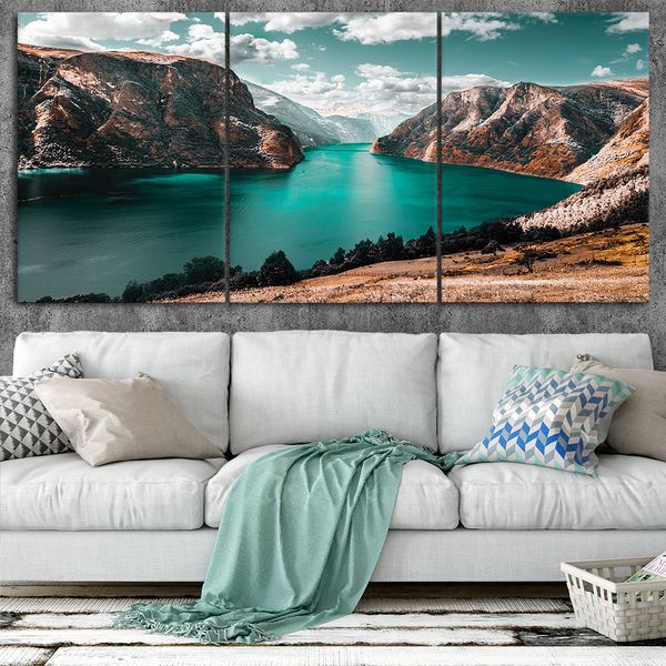 

пейзажная живопись арт плакат wall art отпечатки маслом на 3 шт. холст аватар настенная живопись для гостиной без рамки